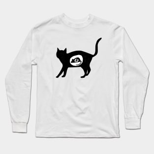 Cat ate mouse who ate cheese Long Sleeve T-Shirt